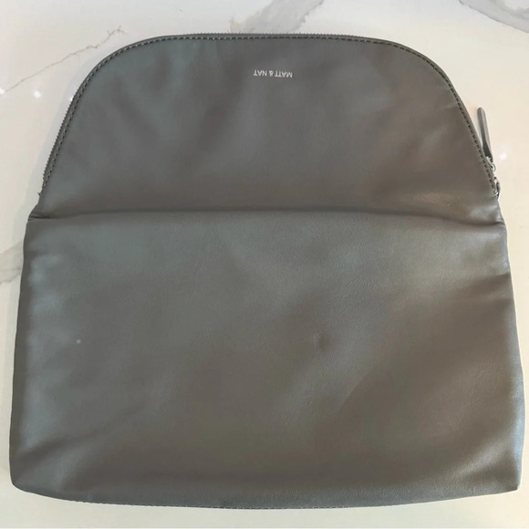 Matt & Nat  Robby clutch bag zipper gray - Picture 3 of 6